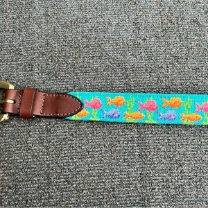Colorful Fish Pattern NEW Belt Size 36